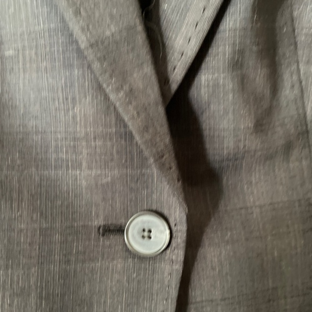 Halogen Single Button Contrast Stitch Blazer Size… - image 7